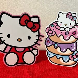 Hello Kitty Pink and Red Wall Decor
